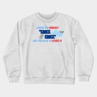 Fathers Day Dad Jokes Joke Knock Knock Crewneck Sweatshirt